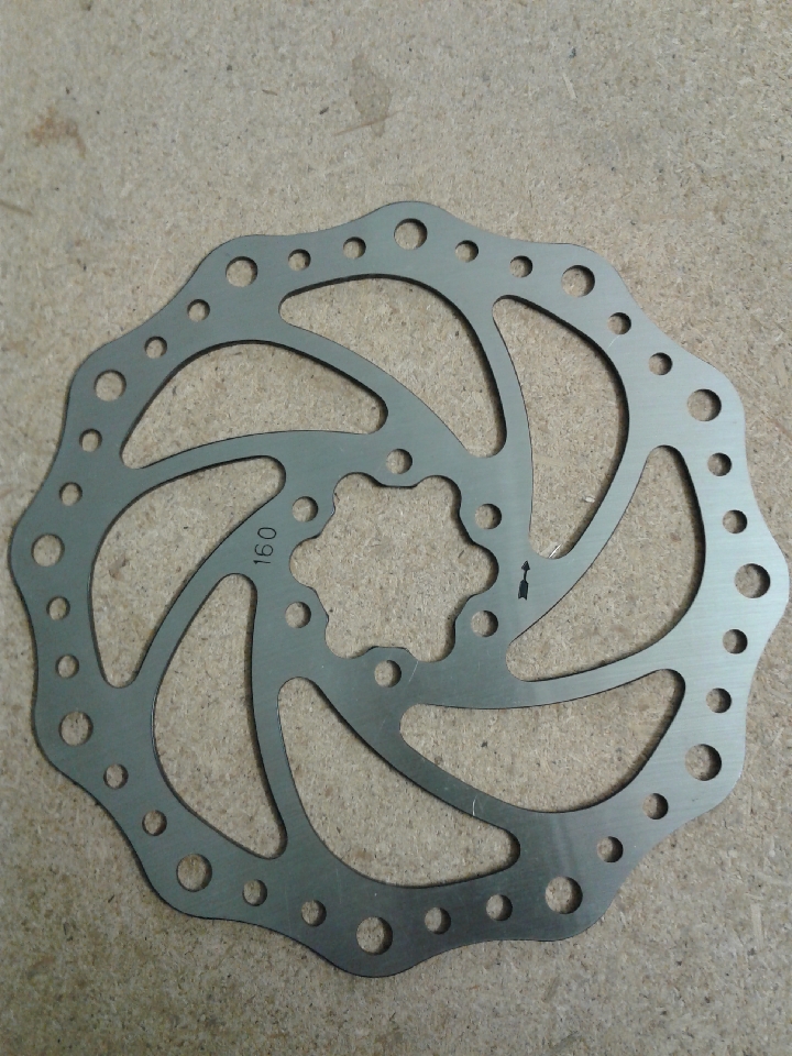 Brake Disc Front 160 mm - Click Image to Close